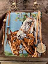leather zip equestrian bag