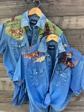 vintage green short sleeve wrangler
