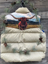 Rosie the longhorn puffer vest