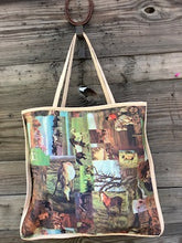 vintage 70's photo tote