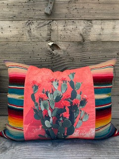 beavertail cactus pillow