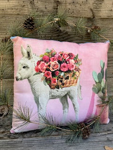 roses baby burro pillow