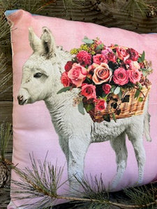 roses baby burro pillow