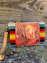 little brown burro zip wristlet