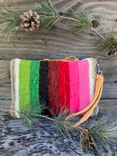 little brown burro zip wristlet