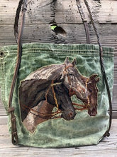 Canvas equestrian tote