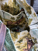 Canvas equestrian tote
