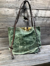Canvas equestrian tote