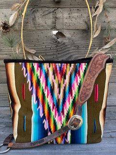 small serape tote