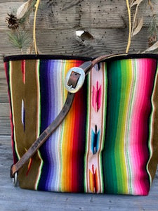 small serape tote