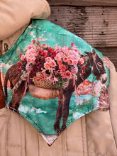 roses and burro puffer for Cindy