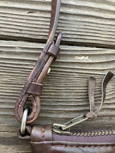 leather horse show ribbon crossbody