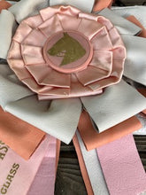 pink leather ribbon crossbody