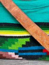 turquoise rose bag