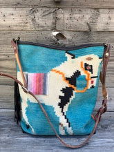 Turquoise burro bag