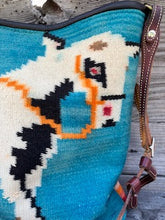 Turquoise burro bag
