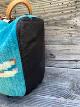 Turquoise burro bag