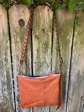 Blue cactus crossbody