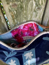 Blue cactus crossbody