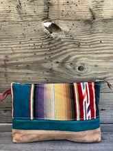 vintage serape zipper bag.