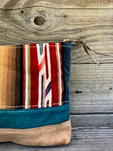 vintage serape zipper bag.