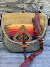 small vintage Pendleton messenger bag