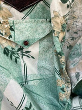 floral pearl snap mustang shirt
