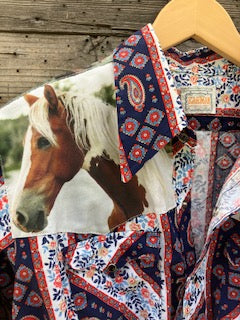 pearl snap vintage shirt