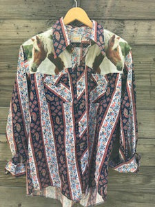 pearl snap vintage shirt