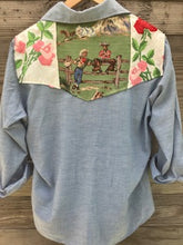 cowboy and roses vintage Levi's shirt