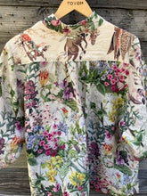 floral linen