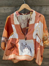 polo silk blouse