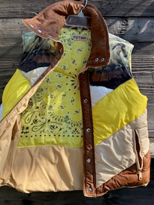 mustang puffer vest