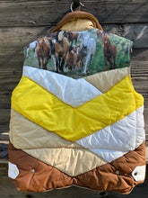 mustang puffer vest