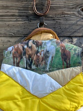 mustang puffer vest