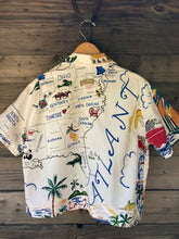 vintage map shirt