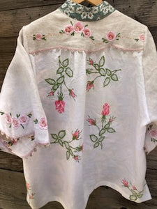 burrito and roses shirt