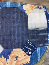 vintage patchwork indigo messenger
